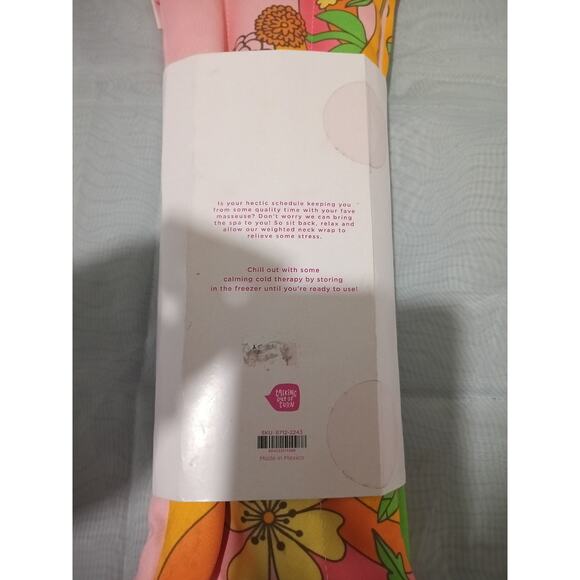 GROOVY HEAT /COLD NECK WRAP Weighted Neck Wrap PAPER SOURCE FRAGRANCE FREE - Picture 4 of 5